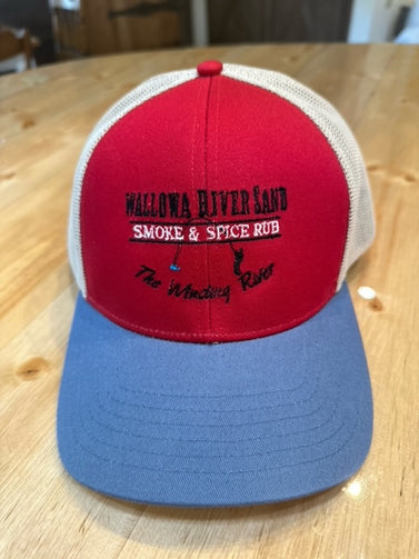 Vintage Fishing Themed Baseball Hat Trucker Cap
